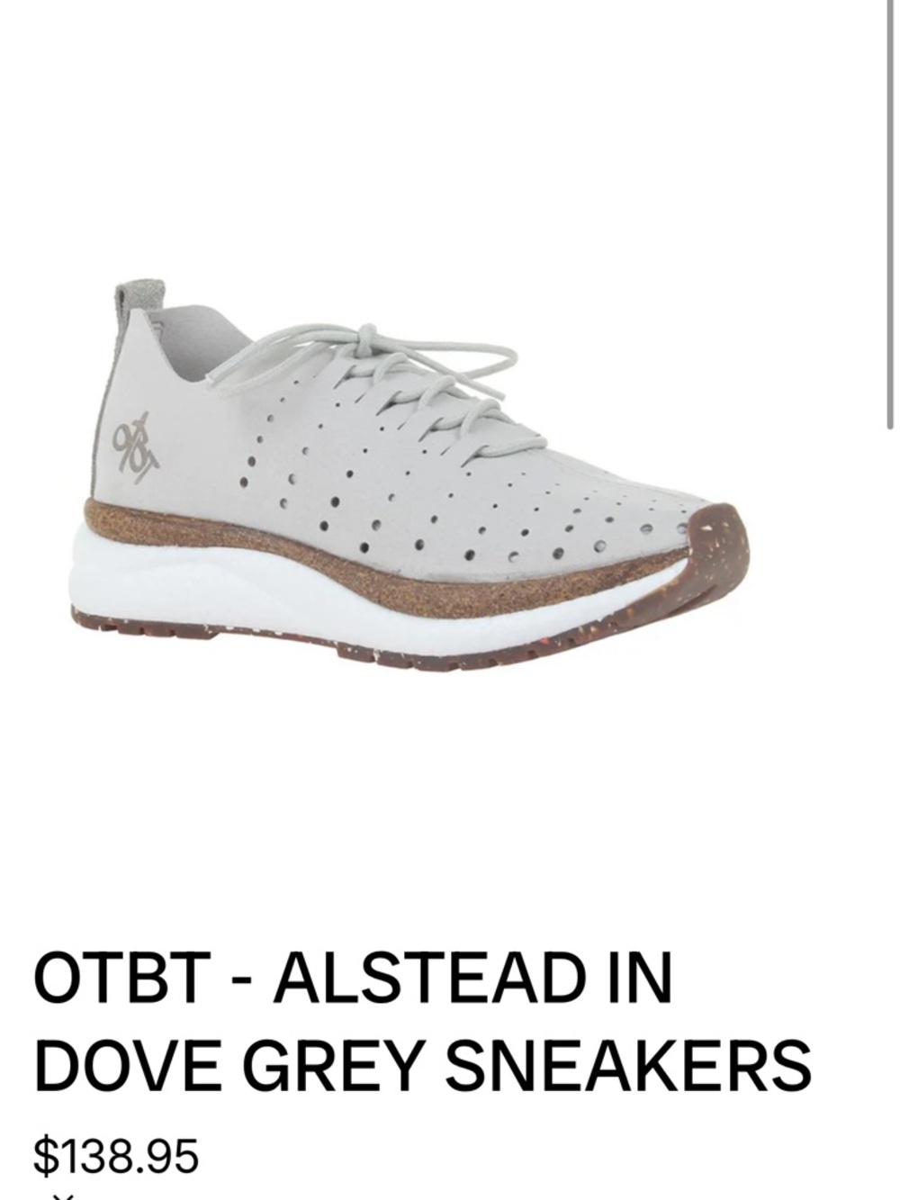 OTBT Women's Alstead Lace-Up Sneakers Size 6